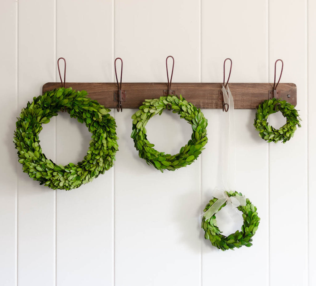 preserved boxwood wreaths