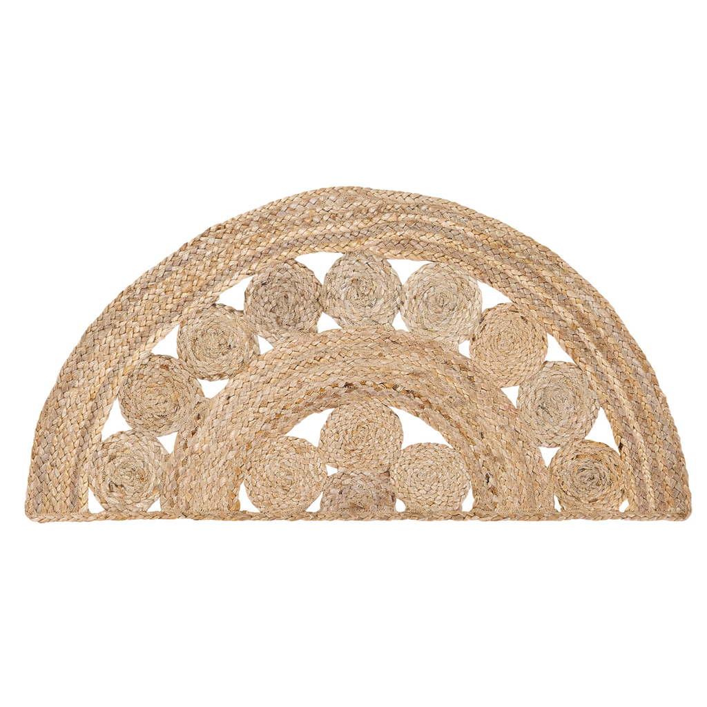 Half Round Jute Rug