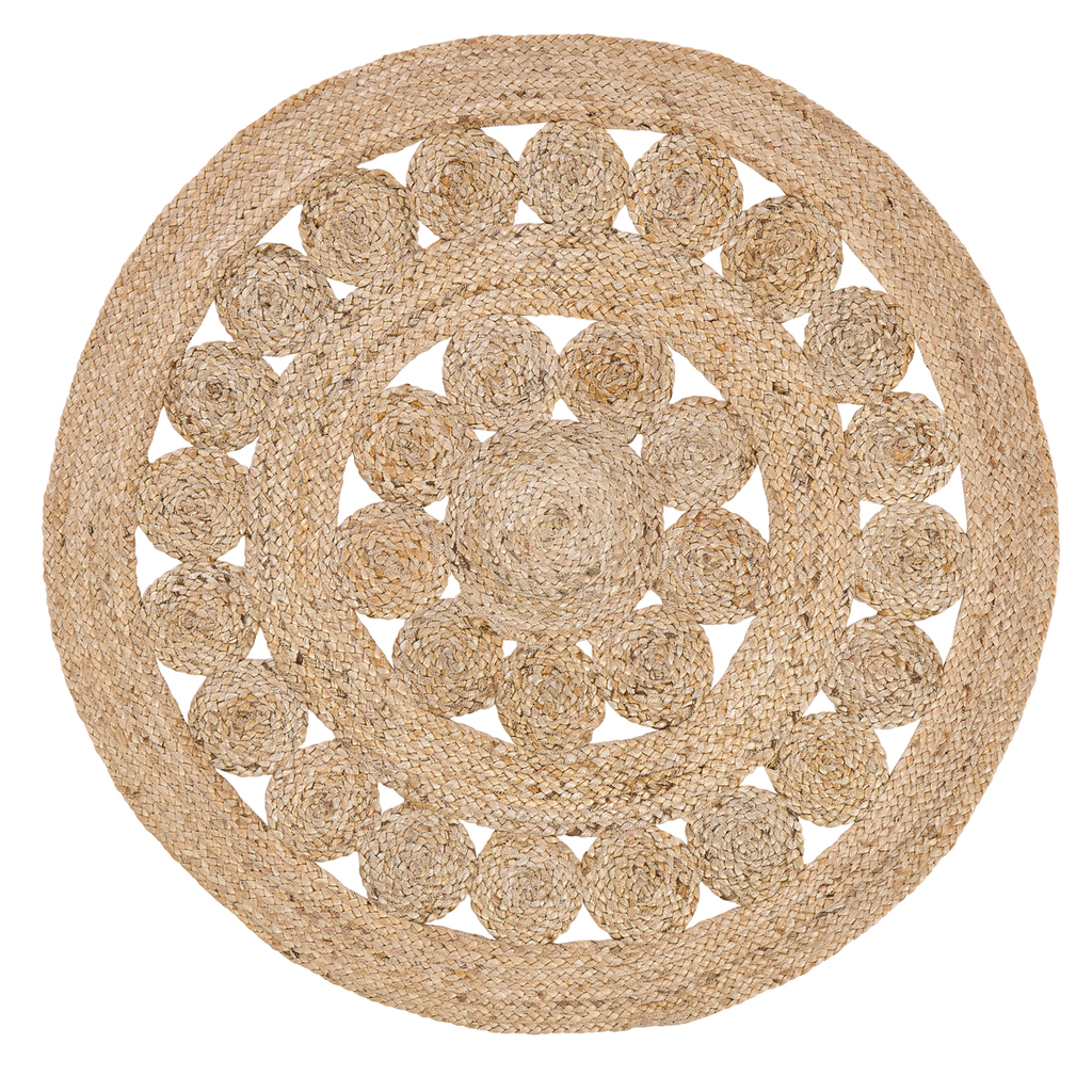 3' Round Jute Rug