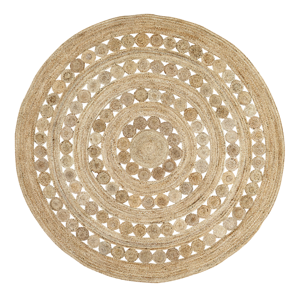 8' Round Jute Rug