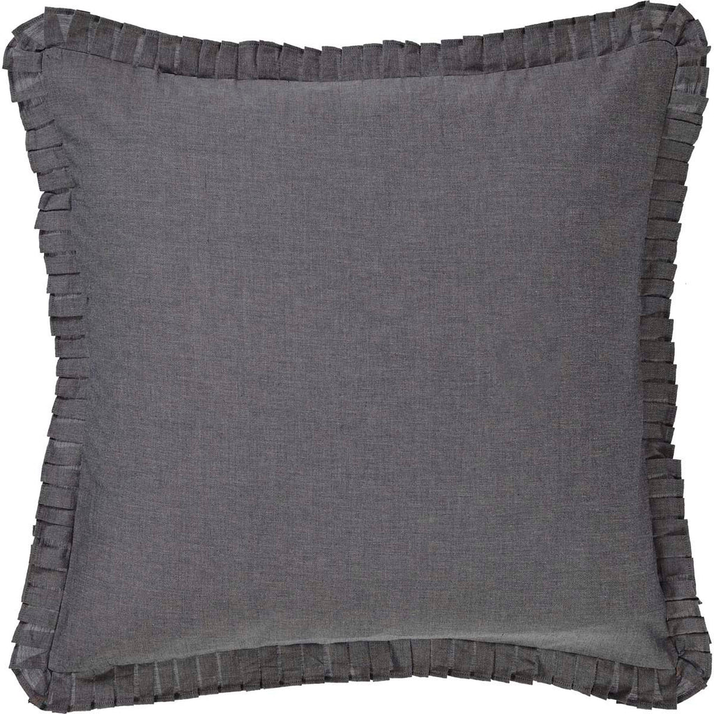Charcoal Chambray Euro Sham