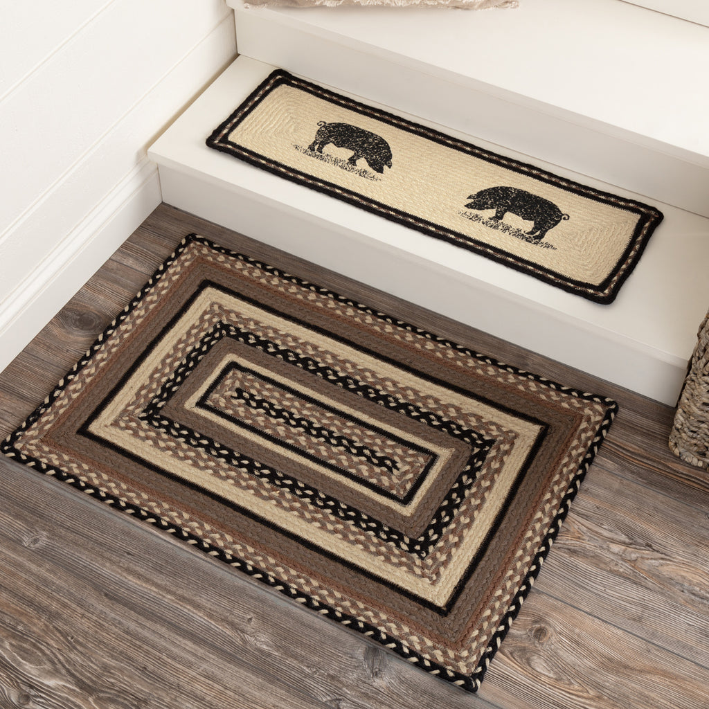 Farmhouse Style Jute Area Rug