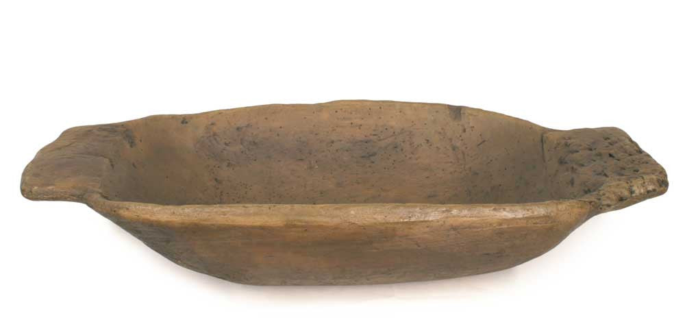 Large Distressed Dough Bowl/Trough