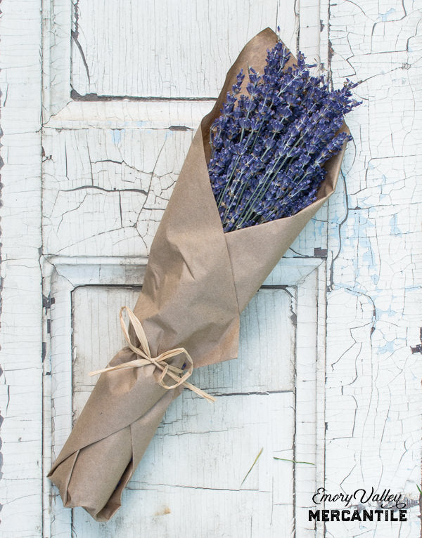 dried French lavender bouquet bundle