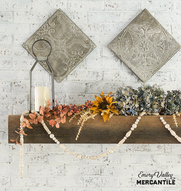 modern farmhouse metal candle lantern