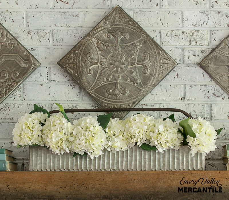 Corrugated Metal Tool box, Set of 2