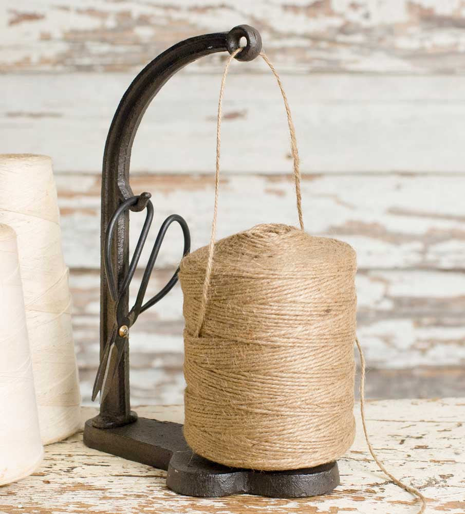 twine and garden scissors