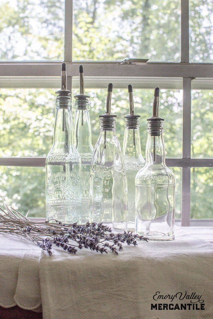 glass dispenser bottle