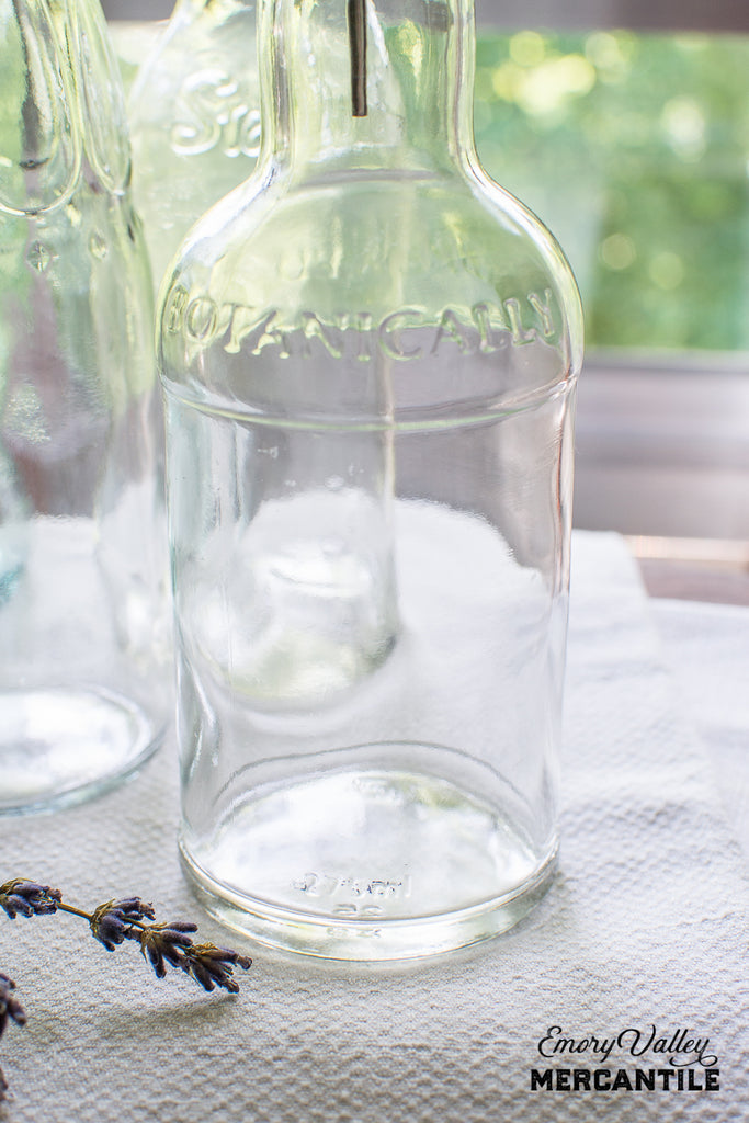 glass dispenser bottle