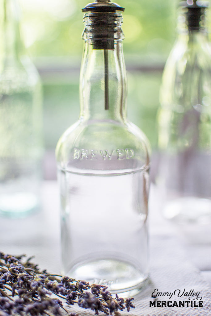 glass dispenser bottle