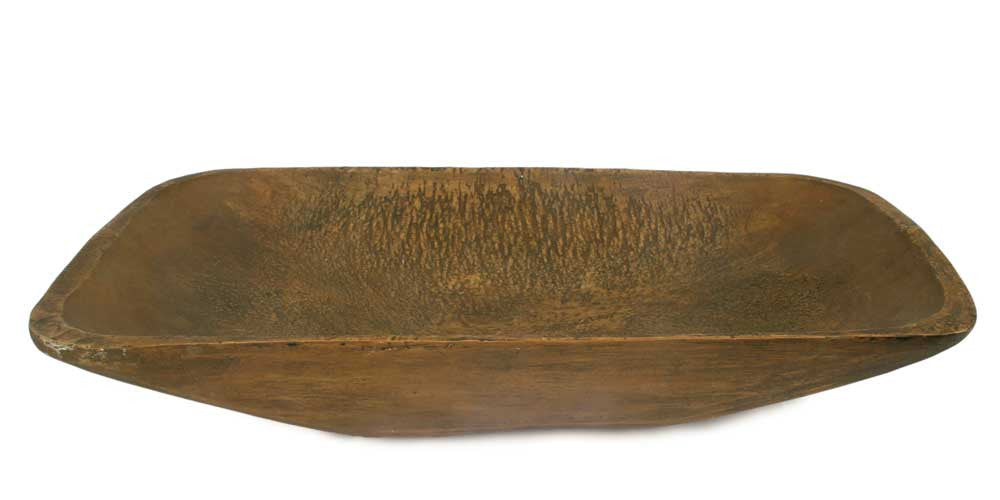 Large decorative dough bowl