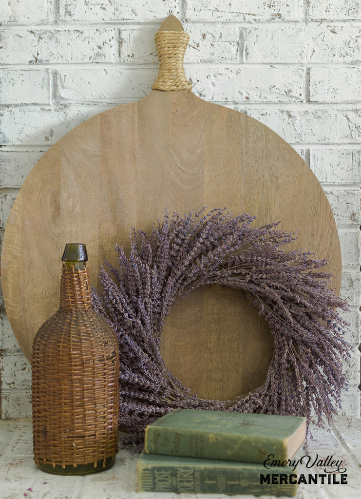 dried lavender wreath