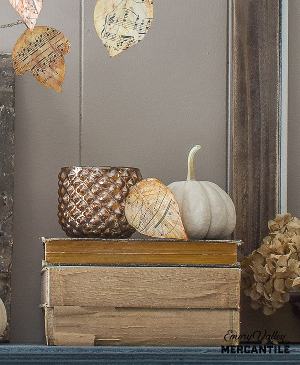 Rounded Hobnail Mercury Glass Votive Holder