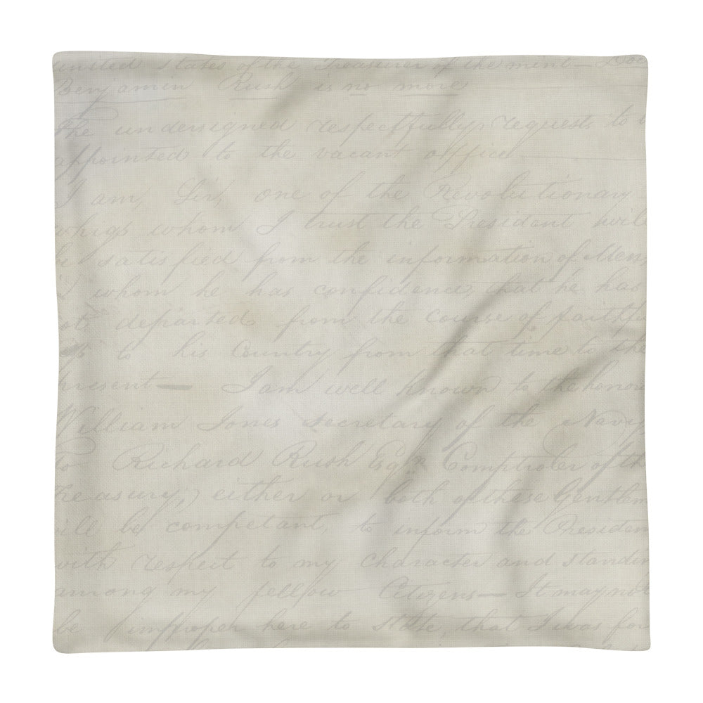 Antique Leaf Botanical Pillow Cover