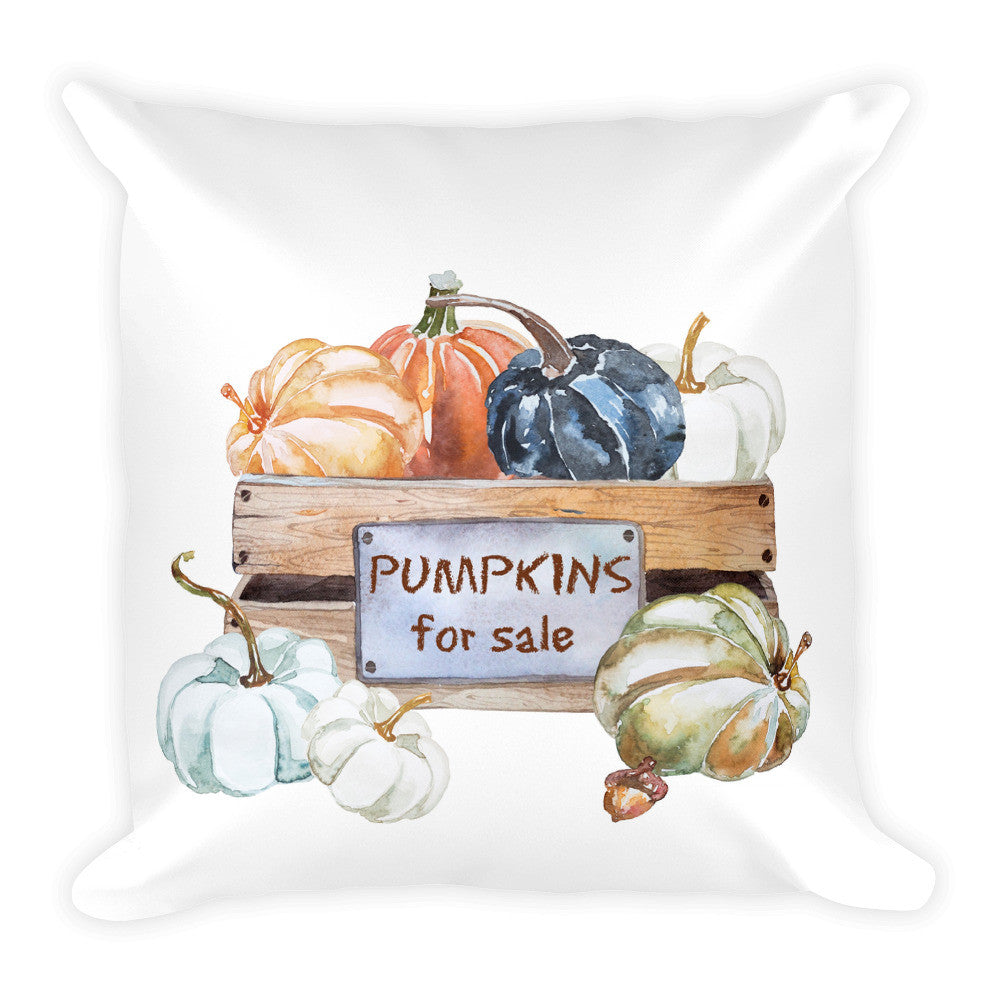 pumpkins for sale pillow
