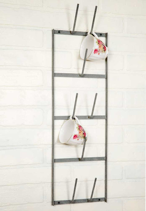 Metal wall mounted drying rack