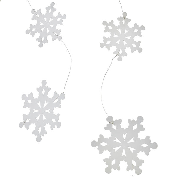 paper snowflake garland