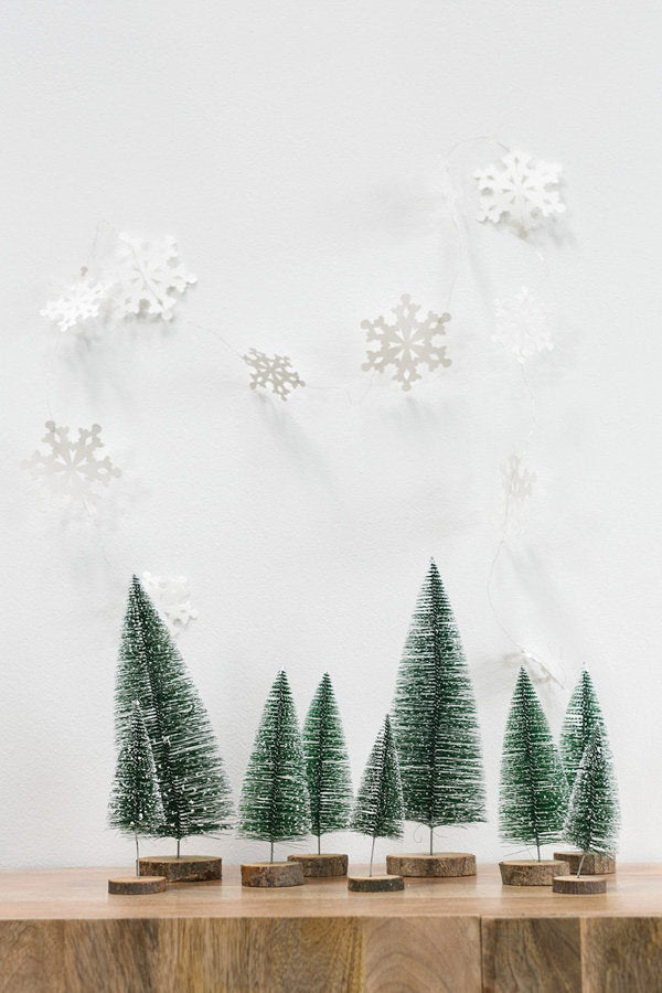 paper snowflake garland