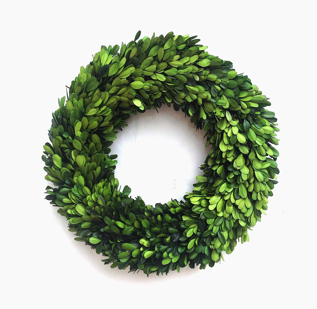 preserved boxwood wreath