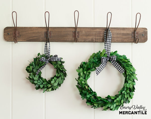 preserved boxwood wreath