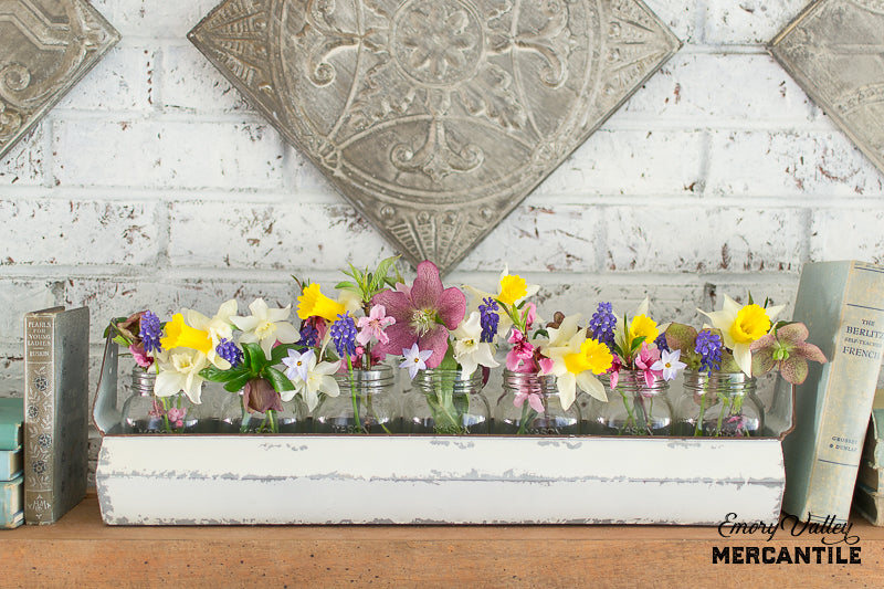 farmhouse style chicken feeder mason jar planter