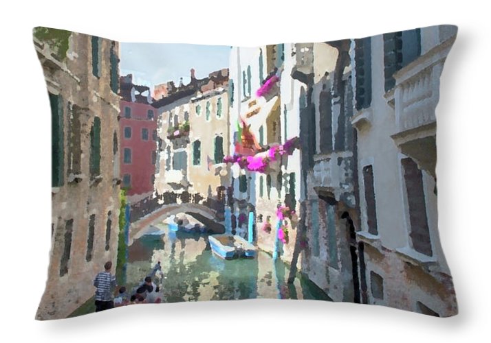 Venice In The Afternoon - Throw Pillow