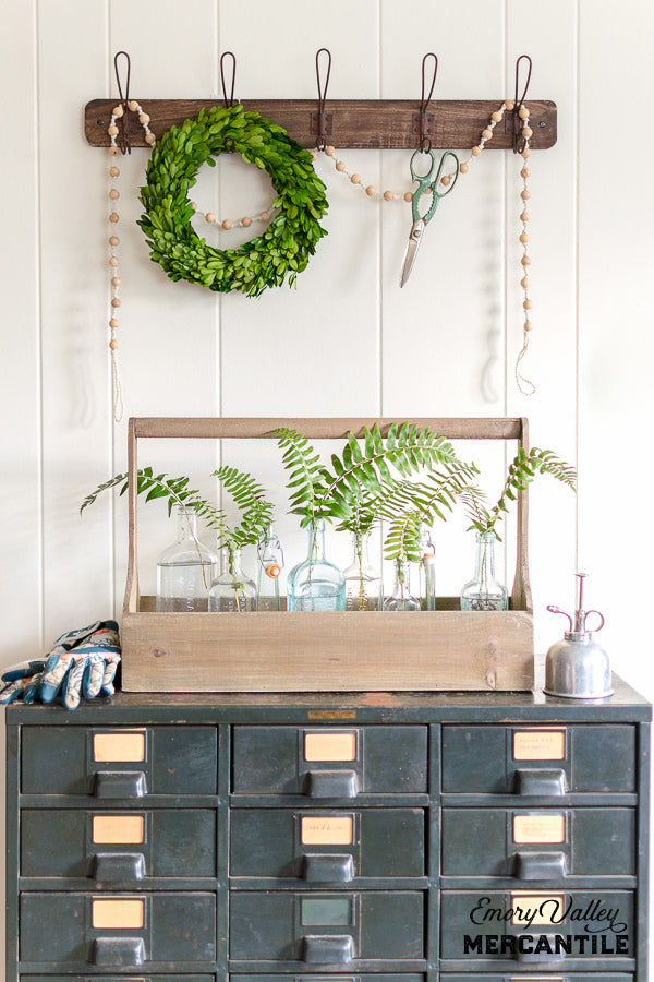 wooden toolbox caddy