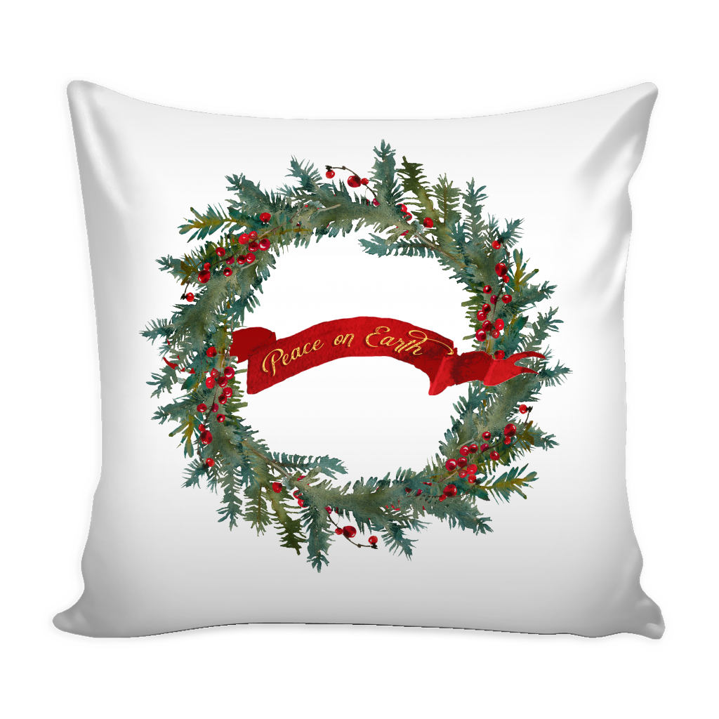 Peace on Earth Pillow Cover