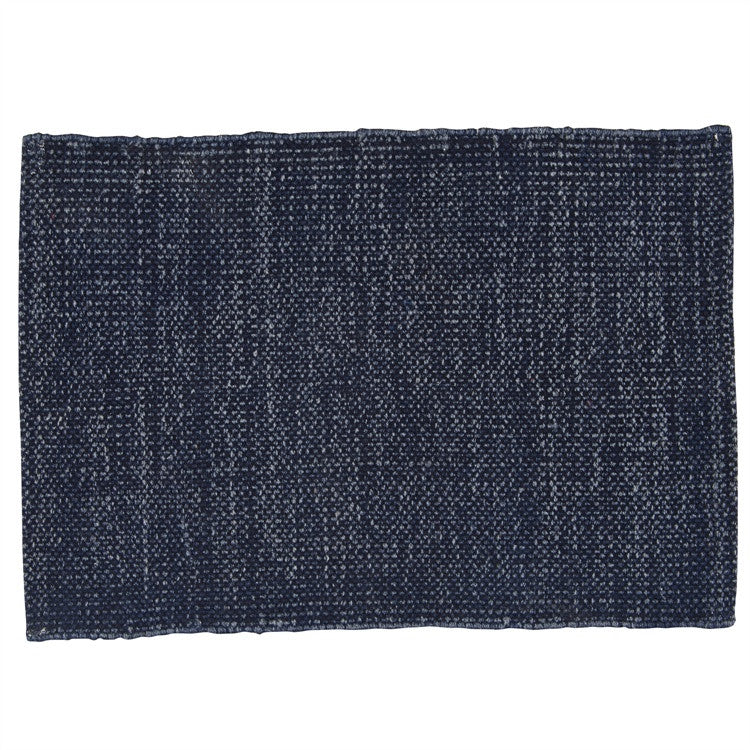 Stonewashed Navy Woven Placemats, set of 4