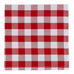 red and white checked cloth napkins