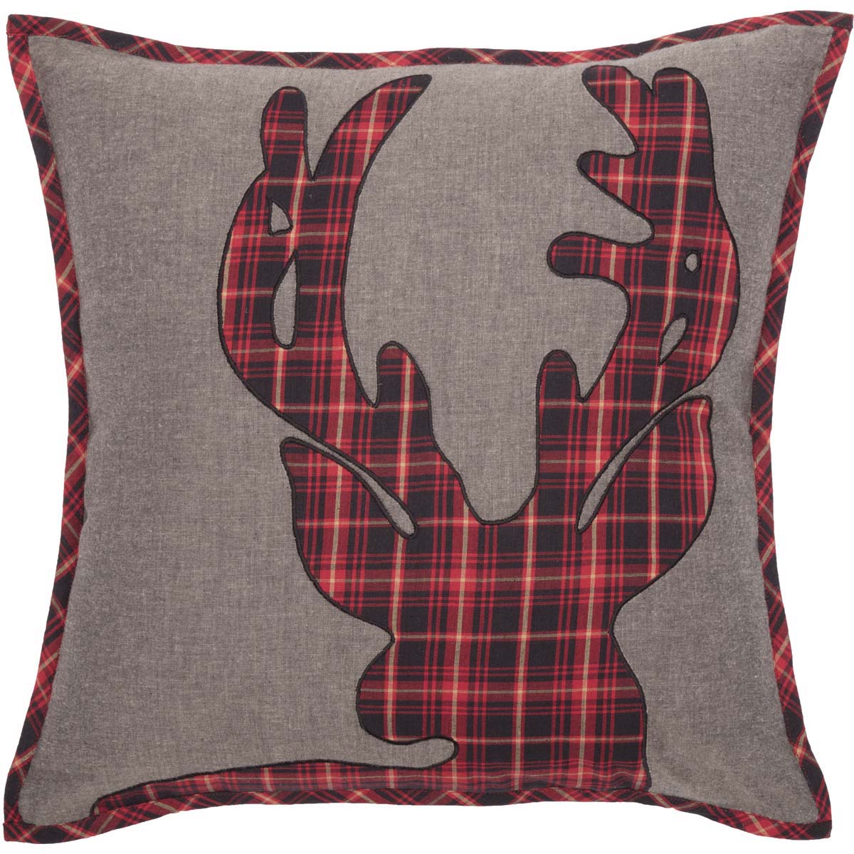 Plaid Deer Christmas Throw Pillow – Emory Valley Mercantile