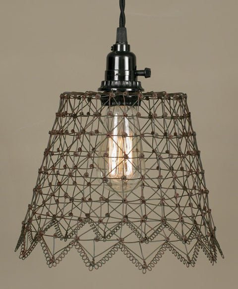French Wire Pendant Lamp