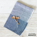 Fair trade ethically crafted cotton striped kitchen towels with heart shaped olive wood teaspoons