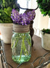 mini mason jar with flower frog lid