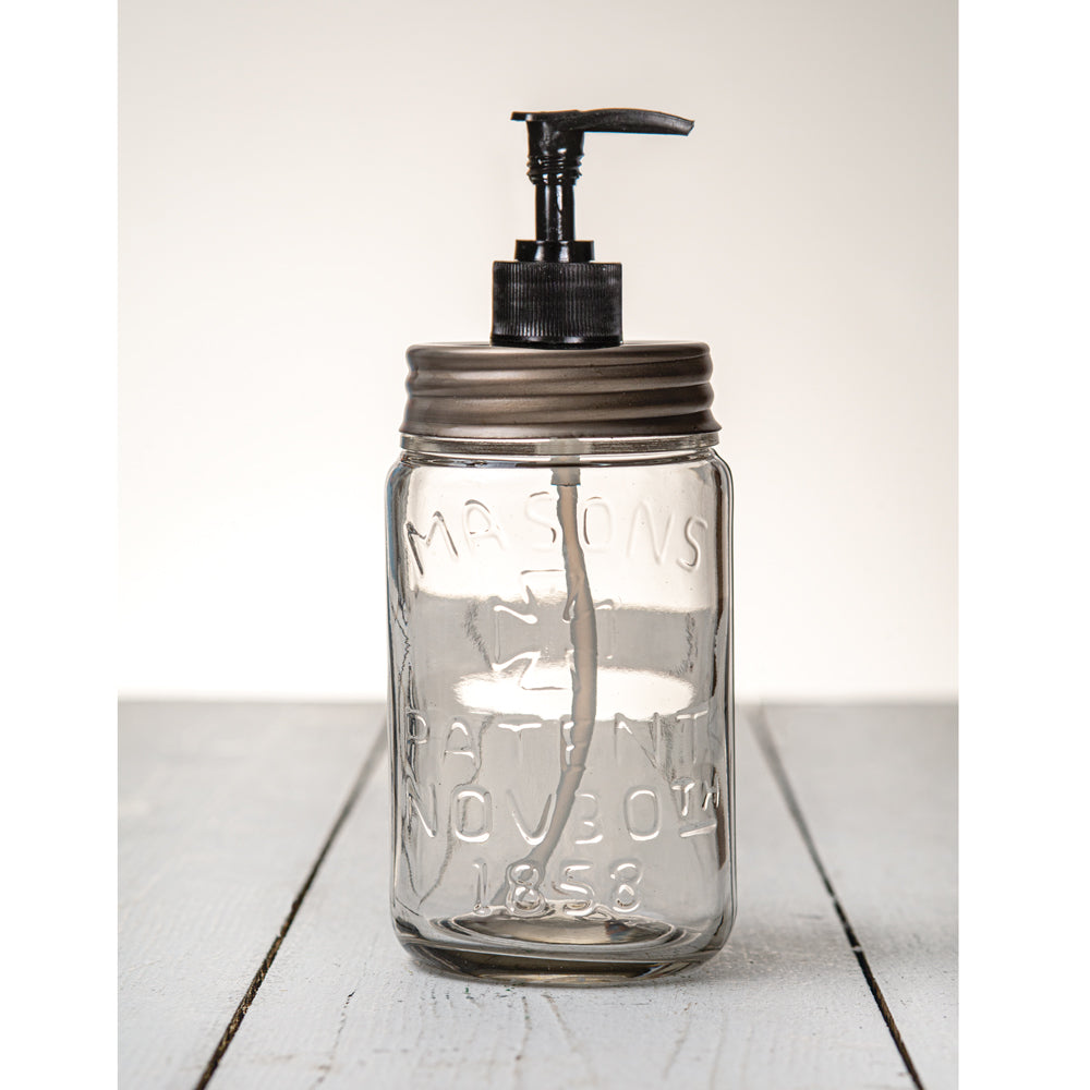 mason jar soap lotion dispenser