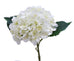 faux white hydrangea stem